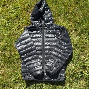Columbia Shiny Black Hooded Jacket